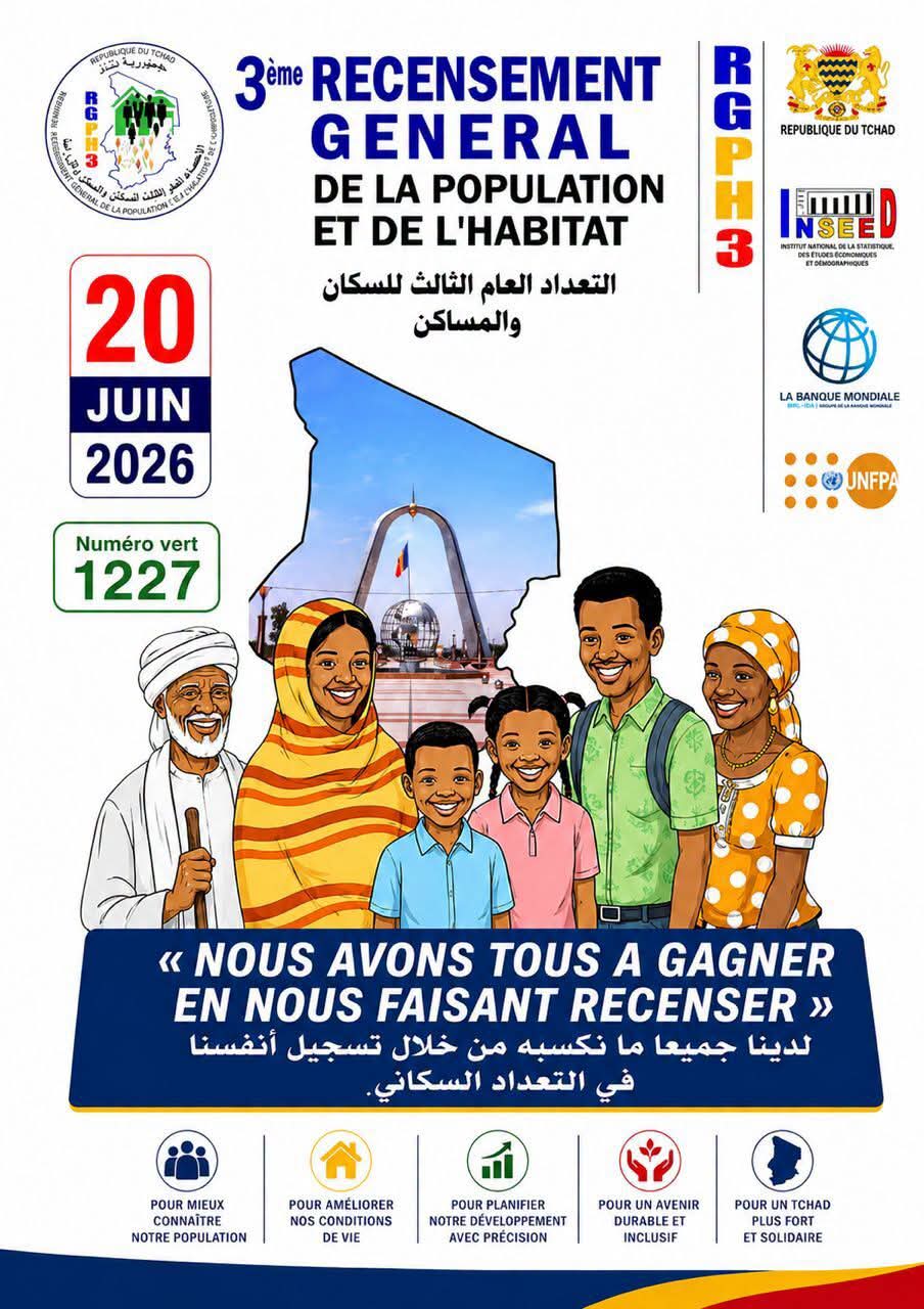 Tchad : Le Ministère de l’Élevage mobilisé pour le succès du 3ᵉ Recensement Général de la Population et de l’Habitat RGPH-3