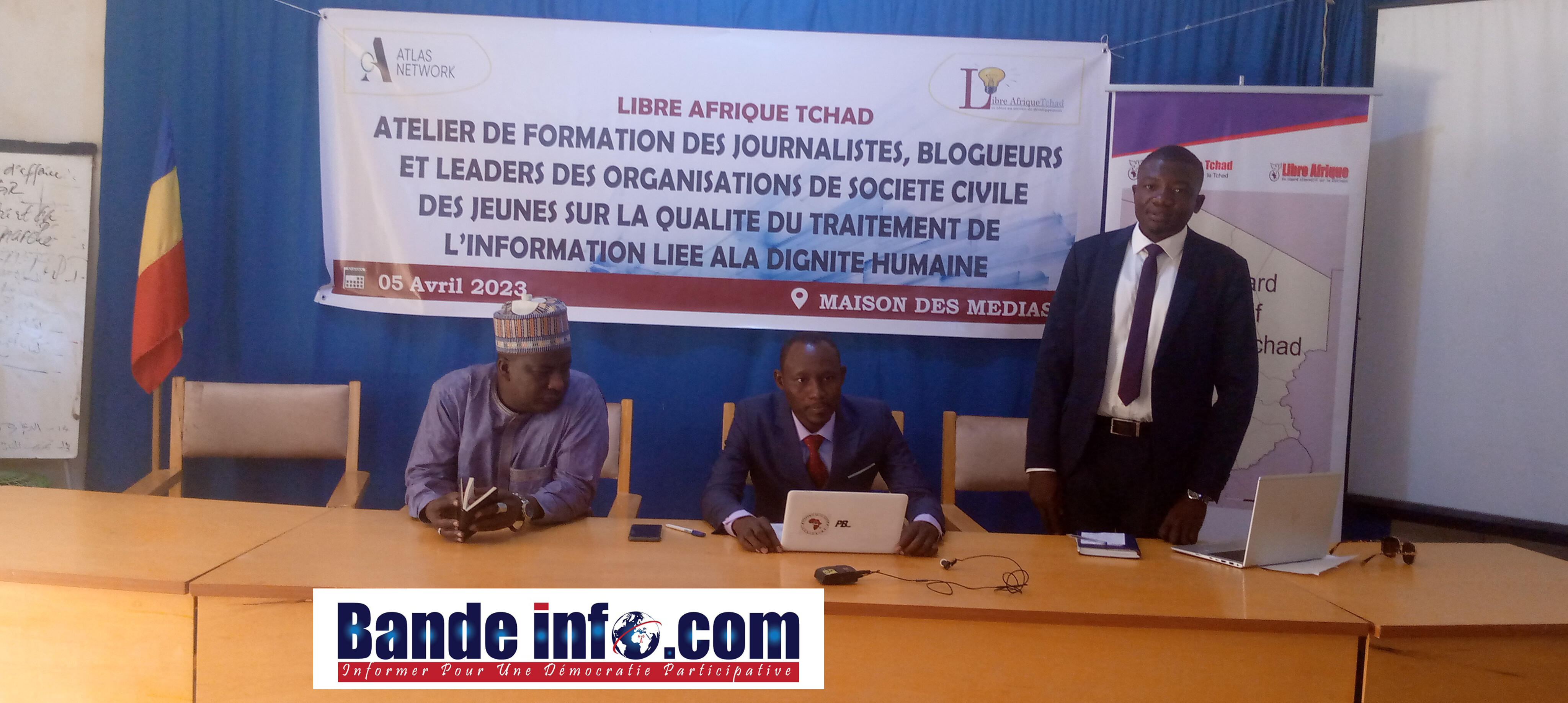 Association Libre Afrique Tchad renforce la capacité des influenceurs dans le traitement des informations en rapport avec la Dignité Humaine.