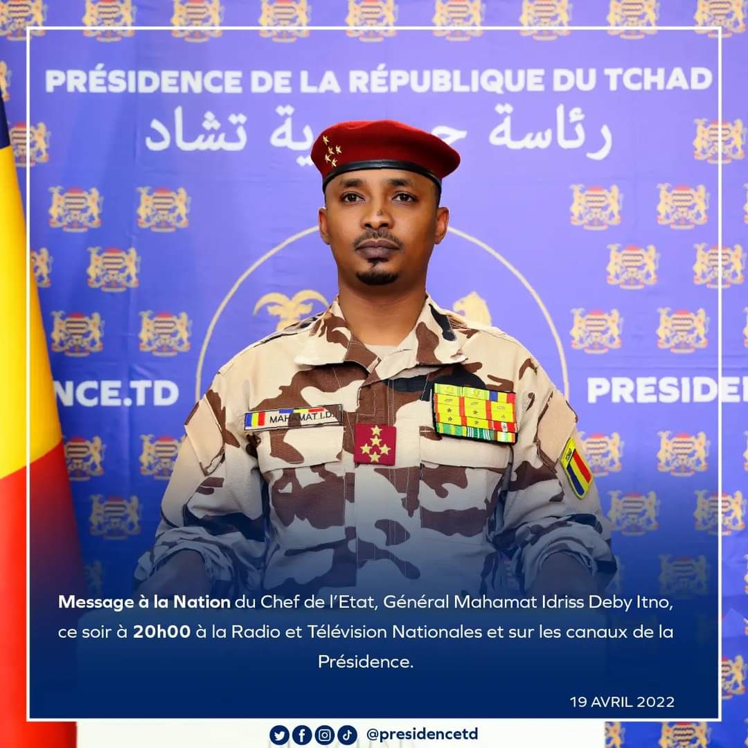 DISCOURS BILAN DU PRÉSIDENT DU CONSEIL MILITAIRE DE TRANSITION MAHAMAT IDRISS DÉBY ITNO