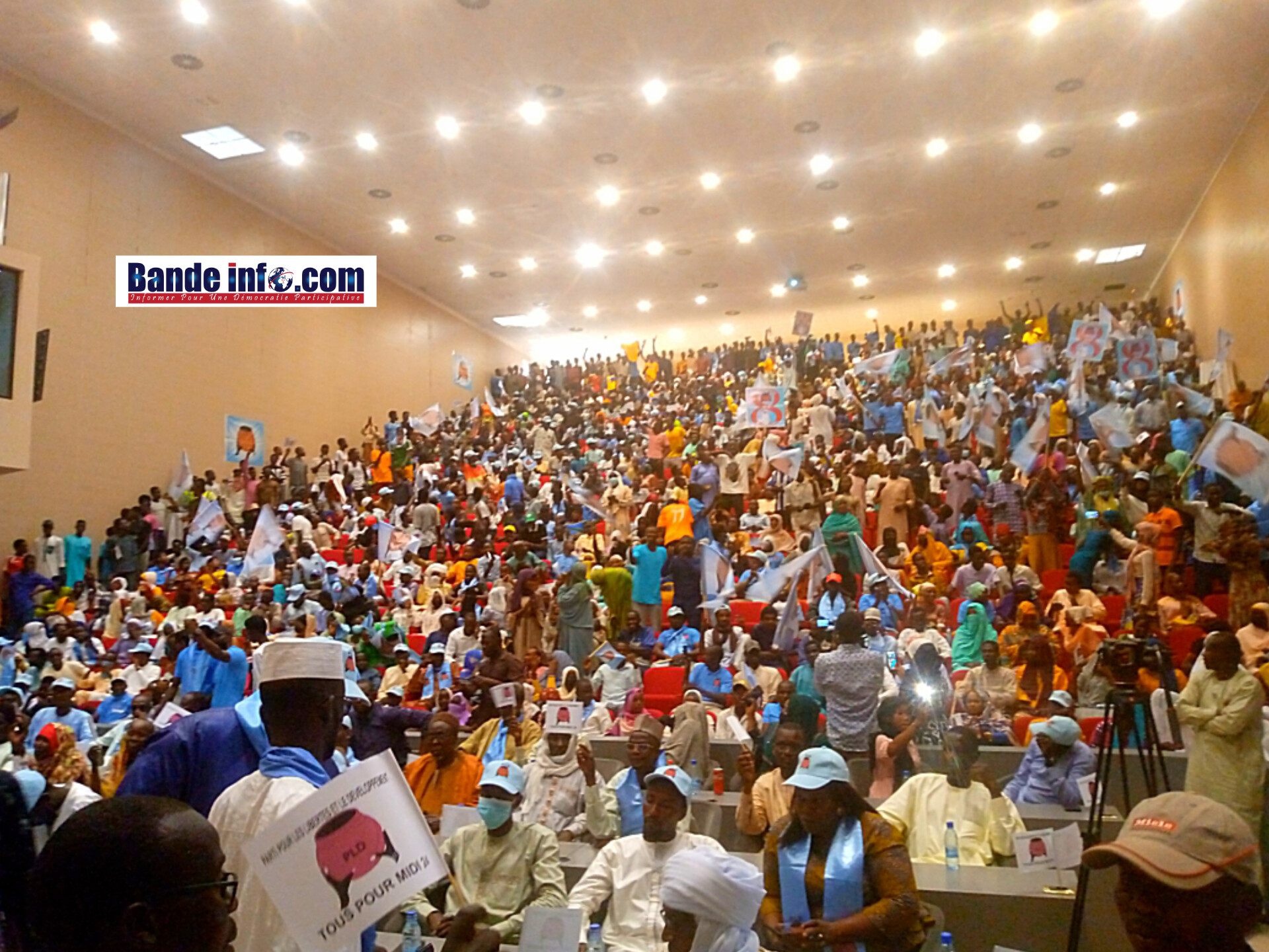 Le PLD mobilise ses sympathisants par un grand meeting pour la coalition Tchad-Uni