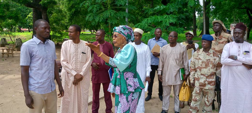 Madame Bourkou Louise inspecte les structures judiciaires de Nya Pendé