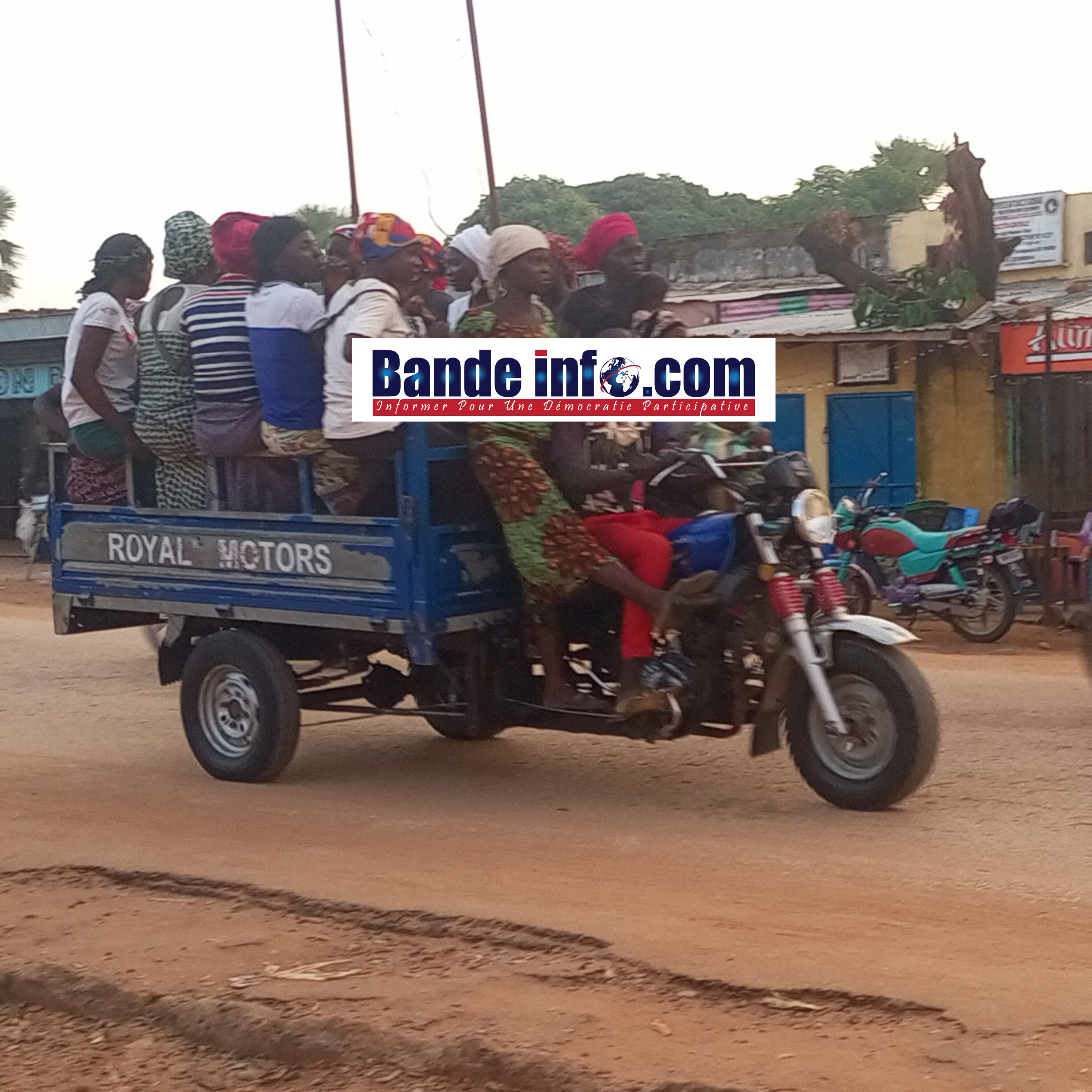 Transport urbain : L'axe Koutou-Moundou en mode tricycle