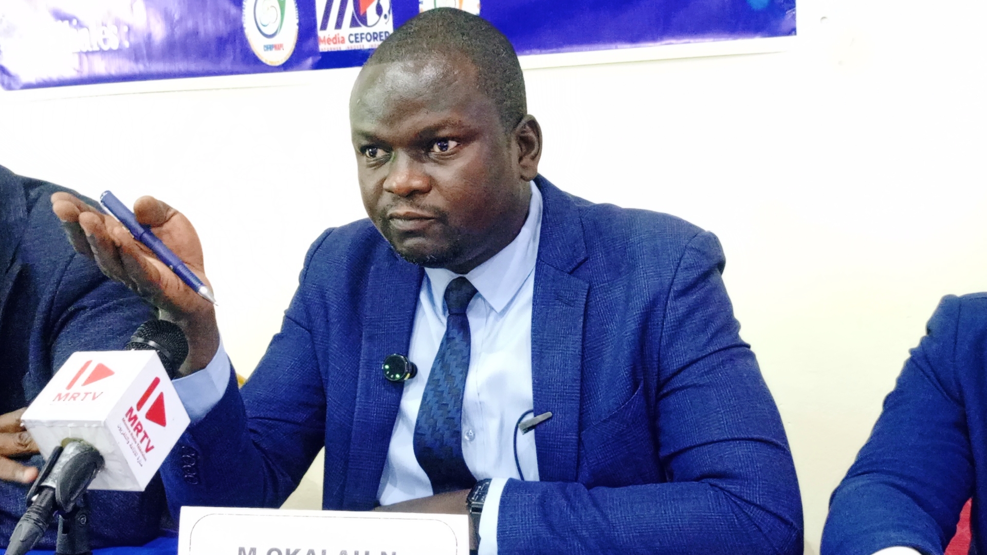 Le directeur g&eacute;n&eacute;ral du cabinet, Okala Nodjinaisseme Herv&eacute;