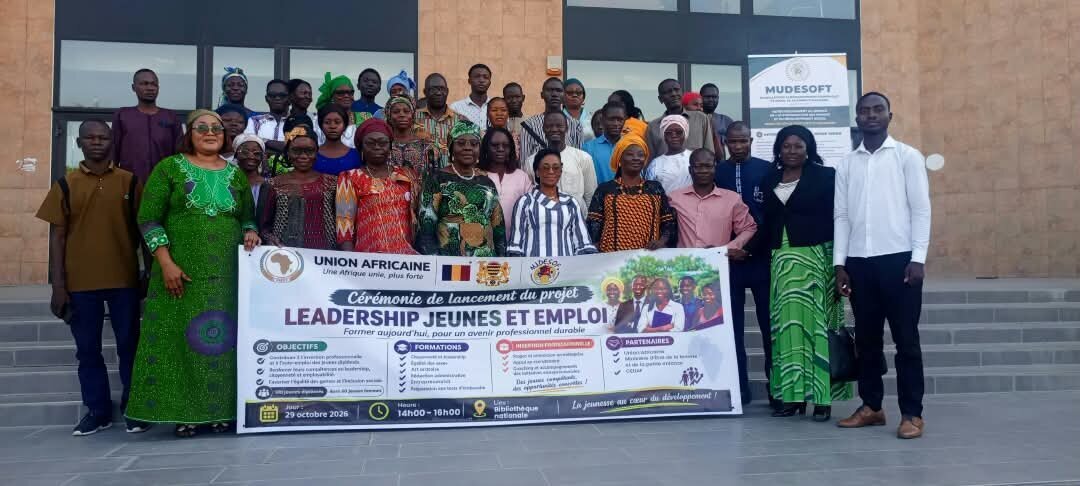 Tchad : MUDESOFT lance le projet « Leadership Jeunes et Emploi » avec l'appui de l'Union Africaine