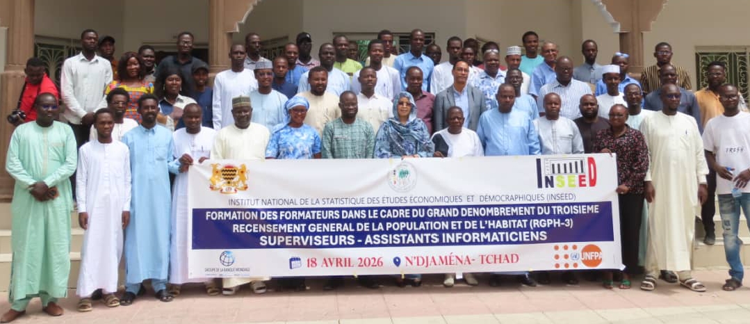 RGPH-3 : 18 jours de formation à N’Djaména à l'intention des superviseurs et informaticiens avant le recensement